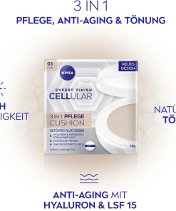 NIVEA Expert Finish Cellular 2in1 Pflege Cushion 03 Dunkel 7 NIVEA Expert Finish Cellular 2in1 Pflege Cushion 03 Dunkel -Calvin-Klein-Verkauf MAM 10216253 SHOP IMAGE 1.4