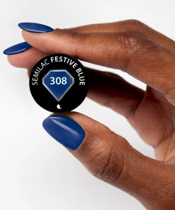 Semilac 308 UV Hybrid Festive Blue 5 Semilac 308 UV Hybrid Festive Blue -Calvin-Klein-Verkauf MAM 10325268 SHOP IMAGE 1.4