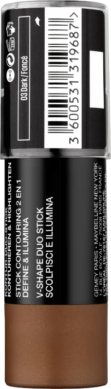 Maybelline New York Face Studio Contour Duo-Stick Dark 2 Maybelline New York Face Studio Contour Duo-Stick Dark – Bild 2