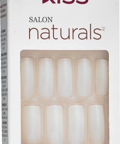 KISS Salon Naturals Selbstklebende Fingernägel Go Rouge