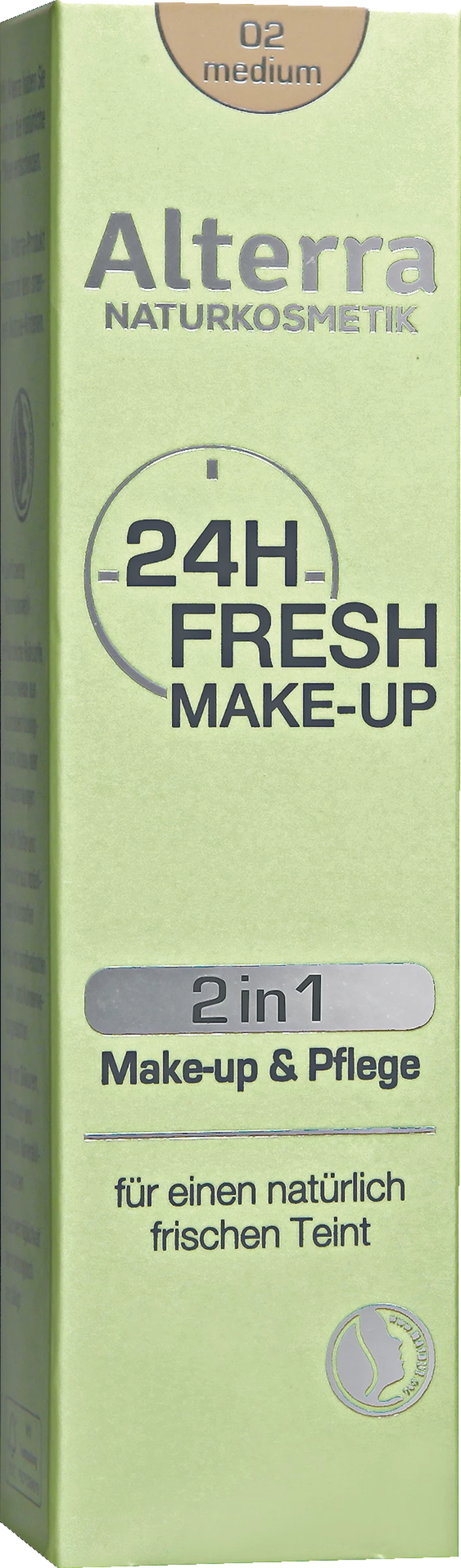 Alterra NATURKOSMETIK 24h Fresh Make-up 02 - Medium 2 Alterra NATURKOSMETIK 24h Fresh Make-up 02 - Medium – Bild 2