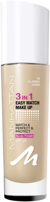 Manhattan 3in1 Easy Match Make Up 32 1 Manhattan 3in1 Easy Match Make Up 32