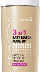 Manhattan 3in1 Easy Match Make Up 34