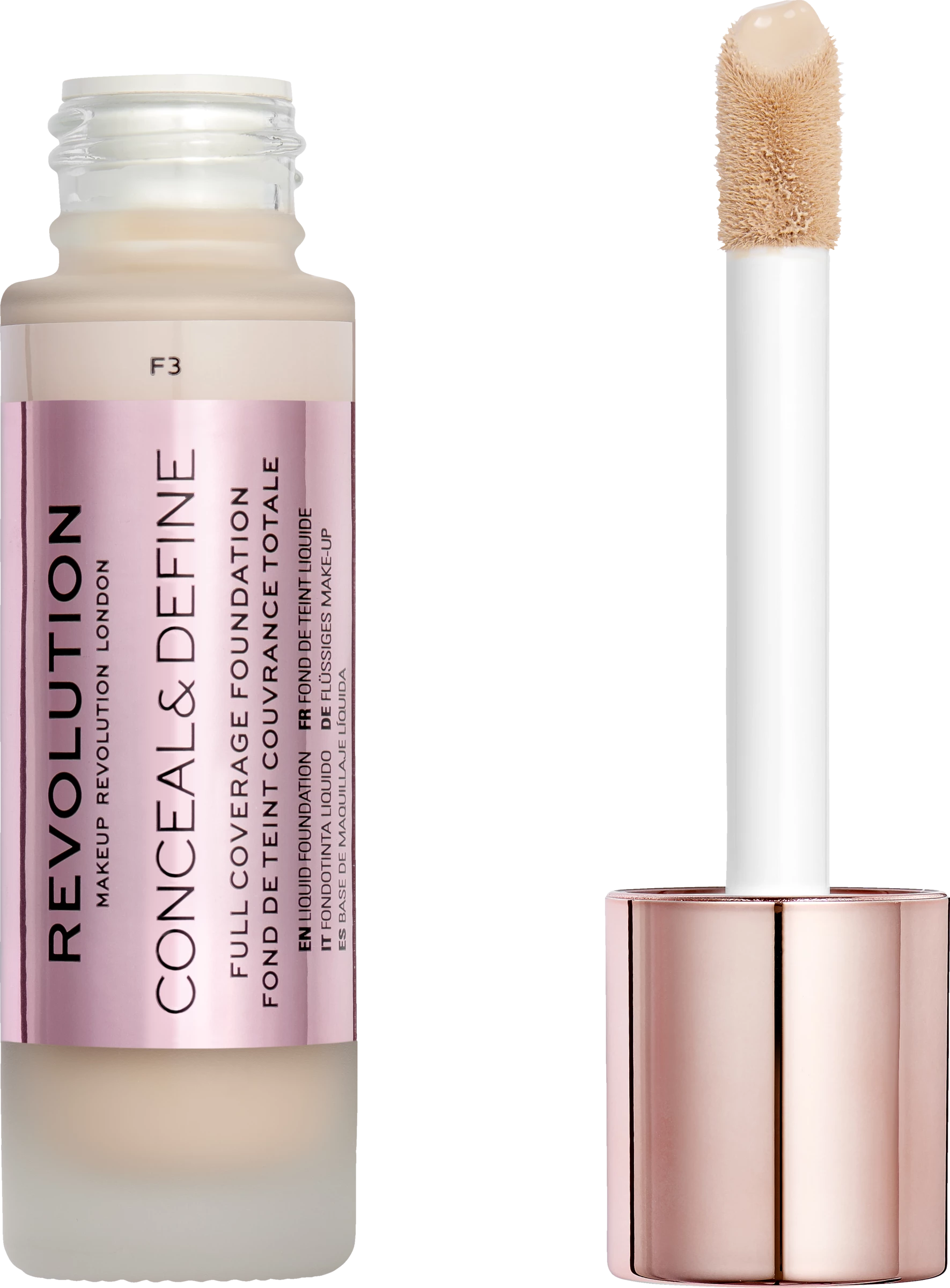Revolution Makeup Revolution Conceal & Define Make Up F3 2 Revolution Makeup Revolution Conceal & Define Make Up F3 – Bild 2