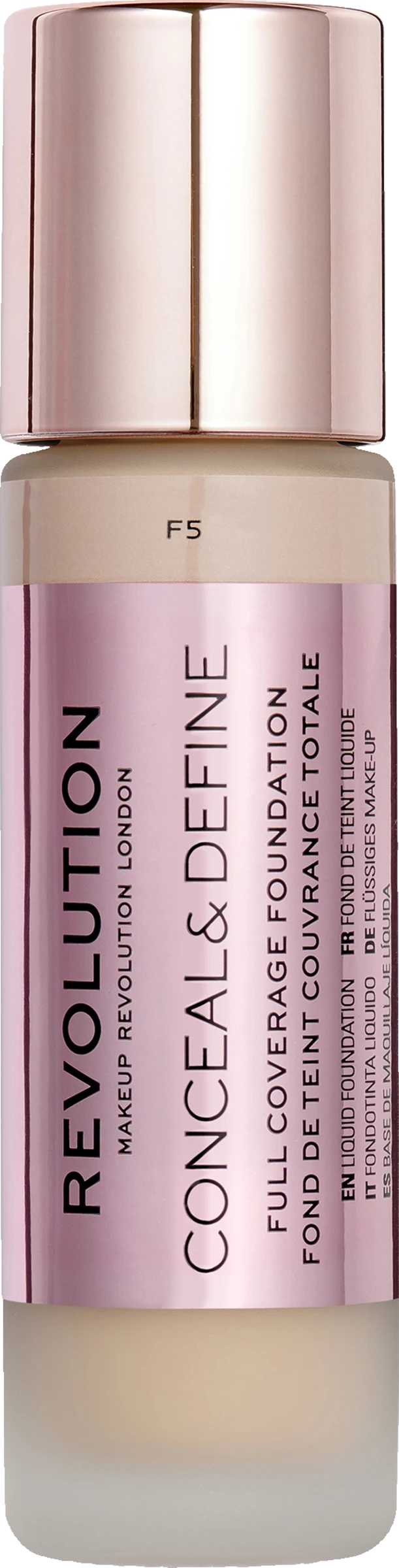 Revolution Makeup Revolution Conceal & Define Make Up F5 1 Revolution Makeup Revolution Conceal & Define Make Up F5