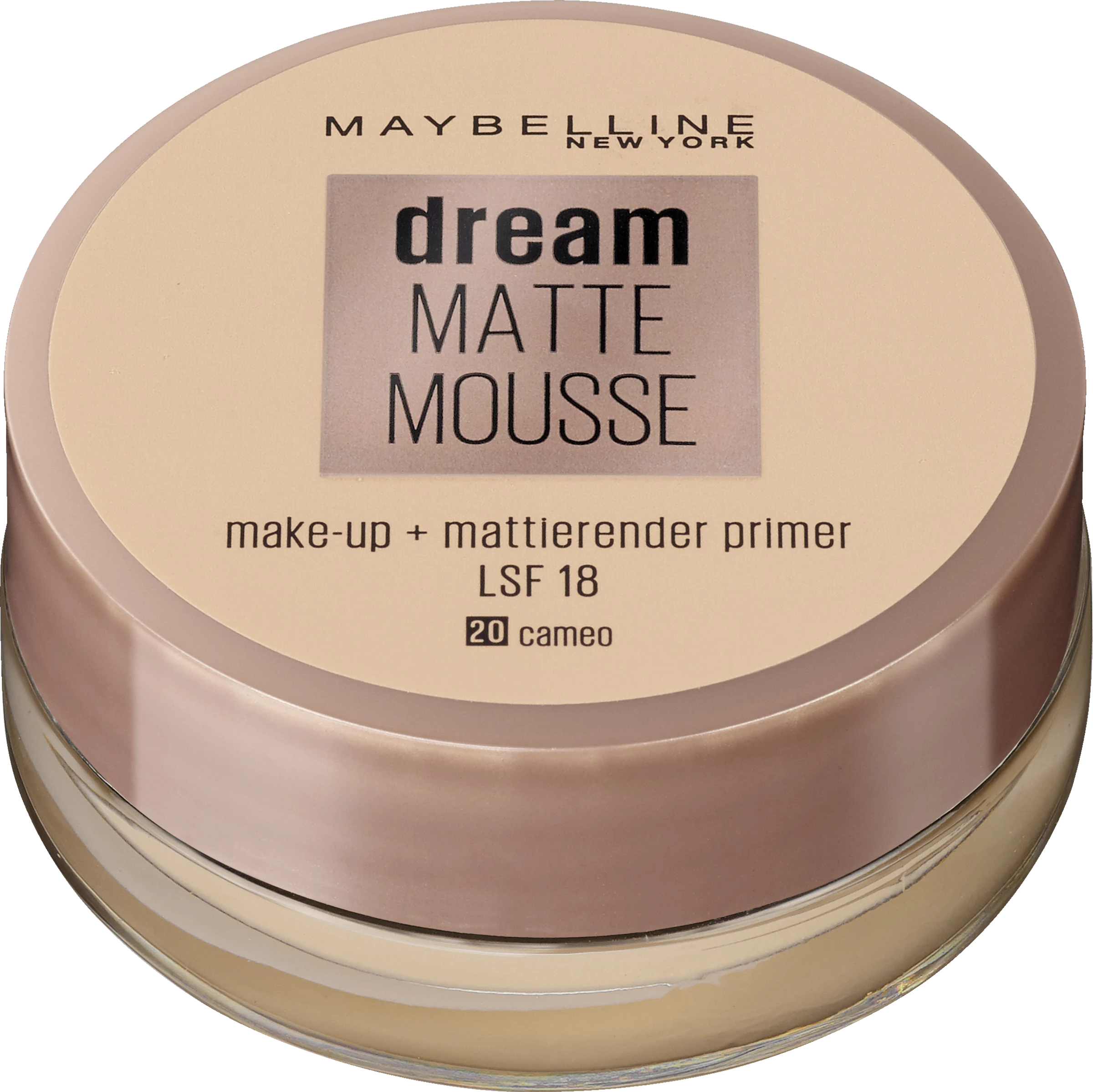 Maybelline New York Dream Matte Mousse Make-Up Nr. 20 Cameo 1 Maybelline New York Dream Matte Mousse Make-Up Nr. 20 Cameo