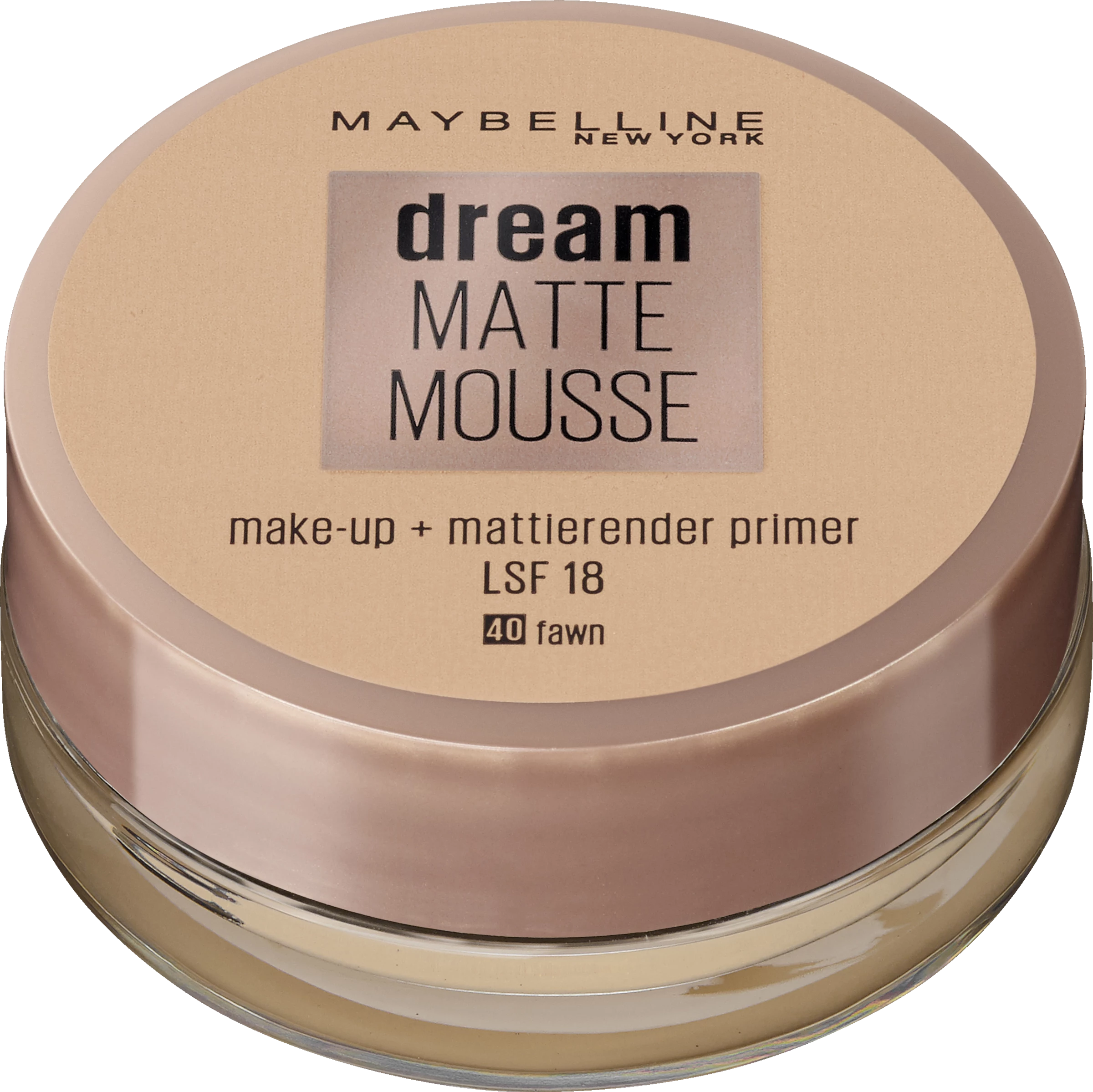 Maybelline New York Dream Matte Mousse Make-Up Nr. 40 Fawn 1 Maybelline New York Dream Matte Mousse Make-Up Nr. 40 Fawn