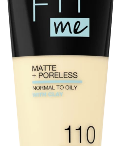 Maybelline New York Fit Me! Matte + Poreless Make-Up Nr. 110 Porcelain