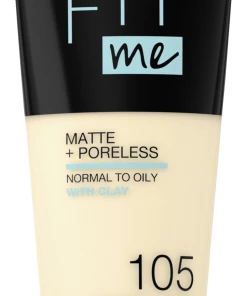 Maybelline New York Fit Me! Matte + Poreless Make-Up Nr. 105 Natural Ivory