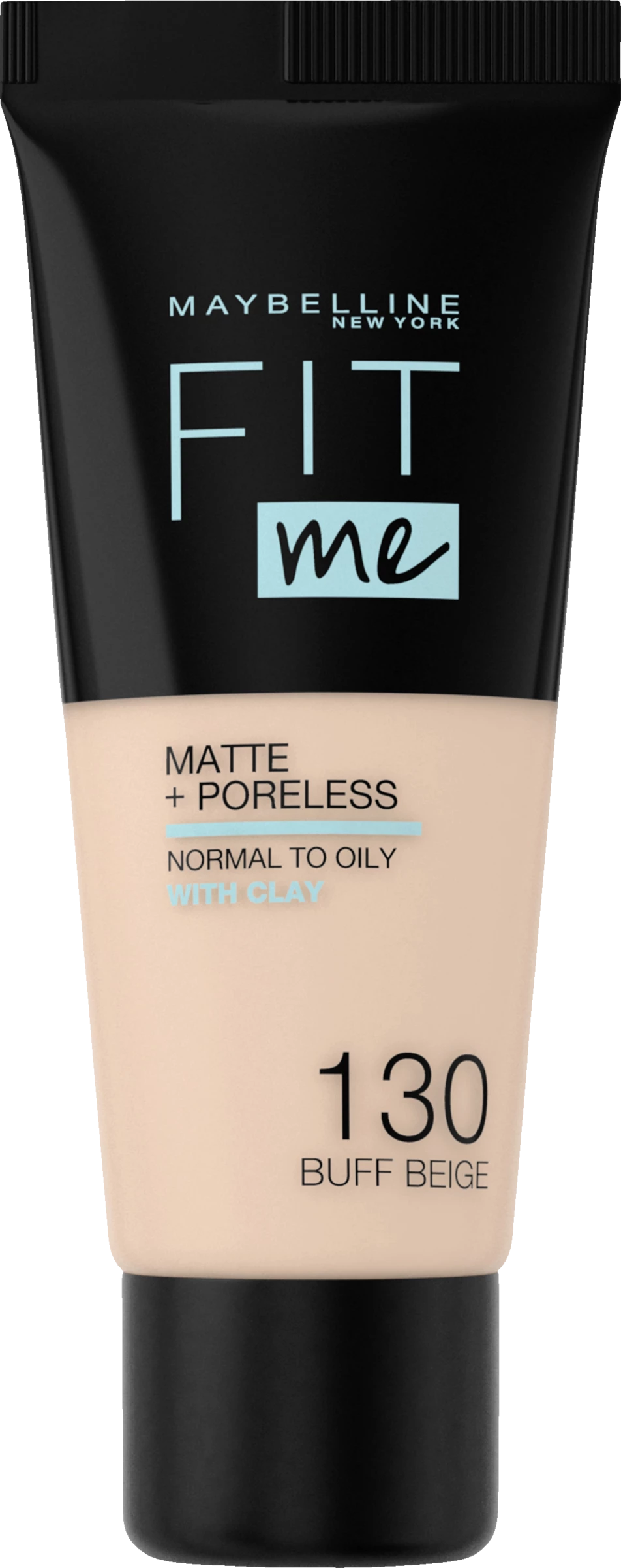 Maybelline New York Fit Me! Matte + Poreless Make-Up Nr. 130 Buff Beige 1 Maybelline New York Fit Me! Matte + Poreless Make-Up Nr. 130 Buff Beige